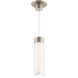 Twist-N-Lite LED 3 inch Brushed Nickel Mini-Pendant Ceiling Light, WAC Limited