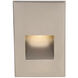 LEDme Step and Wall Lights 277 3.9 watt Brushed Nickel Step Light in White, LED, 51.62 inch