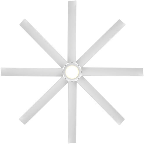 Mocha XL 66 inch Matte White Downrod Ceiling Fans, Smart Fan