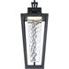 Manchester LED 33.89 inch Black Outdoor Wall Light in 3000K, dweLED