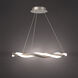 Escapade 1 Light 28 inch Brushed Nickel Pendant Ceiling Light, dweLED