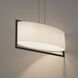 Park Avenue 1 Light 30.63 inch Black Linear Pendant Ceiling Light