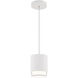 Cloak LED 4.63 inch White Pendant Ceiling Light in 2700K, dweLED