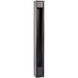 Gate 12 7 watt Black Bollard Lighting in 2700K, WAC Landscape