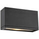 Rubix LED 5.37 inch Black Outdoor Wall Light