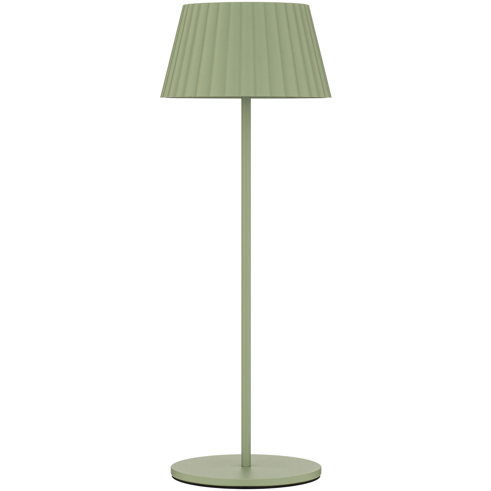 Pleat 14.75 inch 2.00 watt Lime Green Rechargeable Table Lamp Portable Light, WAC Limited