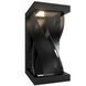 Brocade LED 10 inch Black Outdoor Wall Light, dweLED