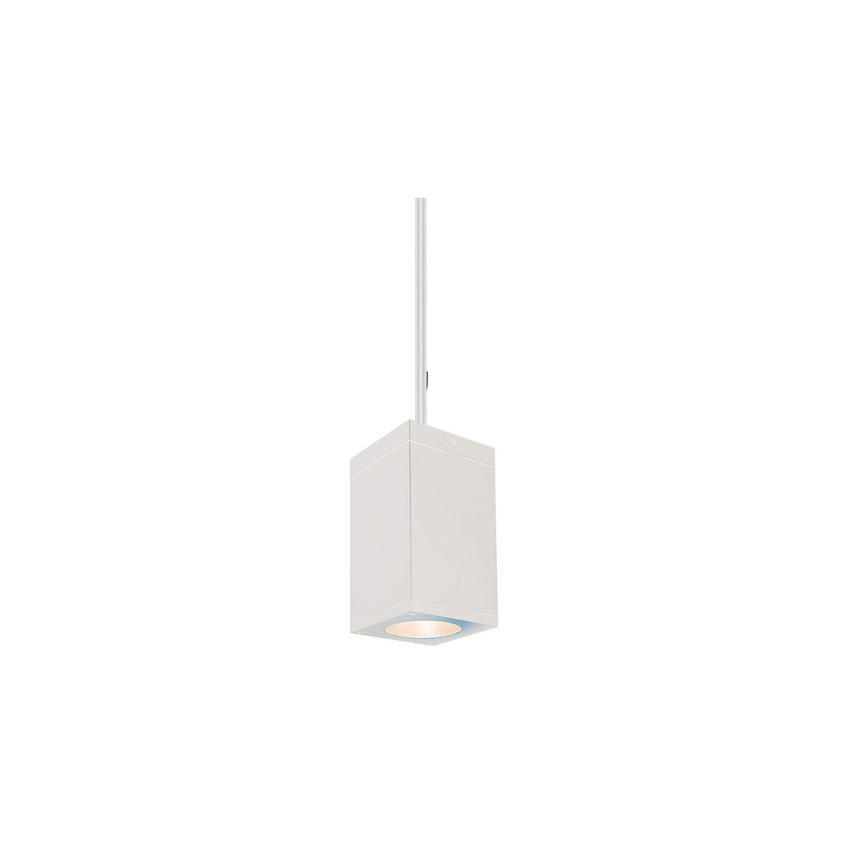 Cube Arch LED 5 inch White Outdoor Pendant in Spot, 85, 3000K