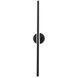 Bastone LED 36 inch Black Bath Vanity & Wall Light in 3500K, dweLED