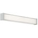Svelte LED 22.5 inch Brushed Nickel Bath Vanity & Wall Light in 3500K, dweLED