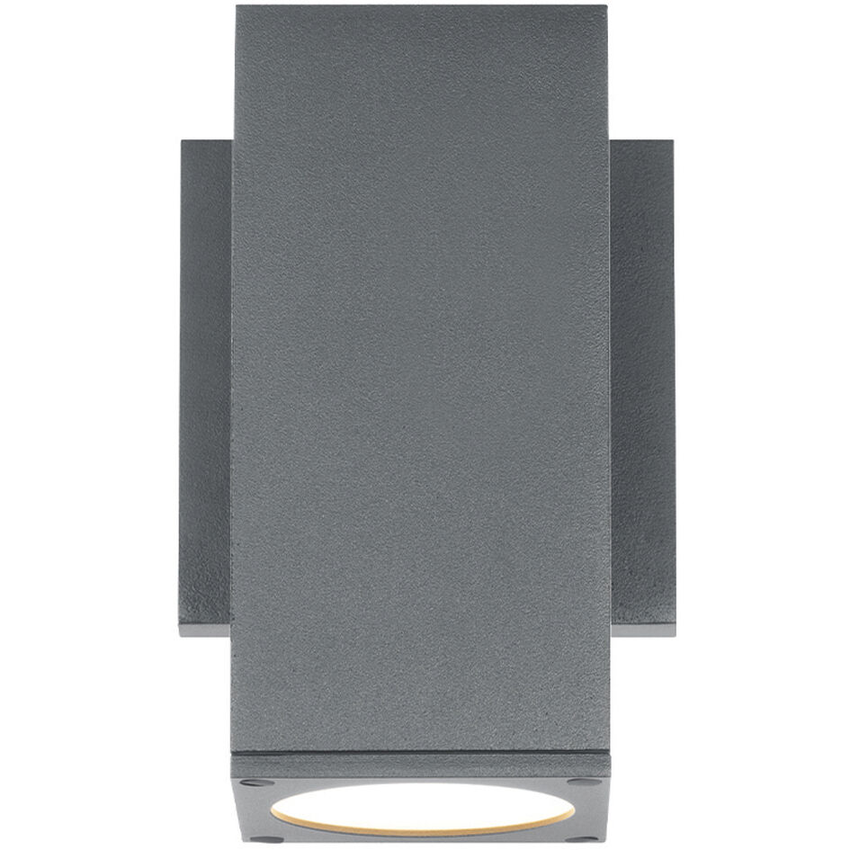 Cubix LED 6.75 inch Black Outdoor Wall Lighting in 3000K, WAC Limited