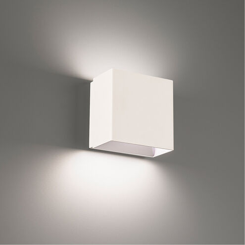 Boxi LED 3 inch White ADA Wall Sconce Wall Light in 3000K, dweLED