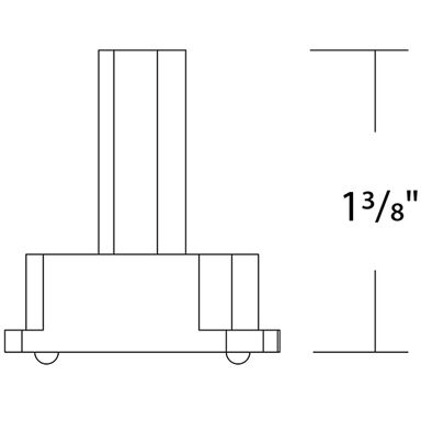 Ventrix Black Track Component Ceiling Light