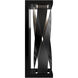 Brocade LED 18 inch Black Outdoor Wall Light, dweLED