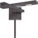 Flip Reading Light Wall Light in Bronze, dweLED