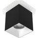 Zoron LED 3.63 inch Black and Haze Outdoor Ceiling Lighting in Black/Haze