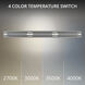 Spectacle LED 34.38 inch Brushed Nickel Bath Vanity & Wall Light in 2700K, dweLED
