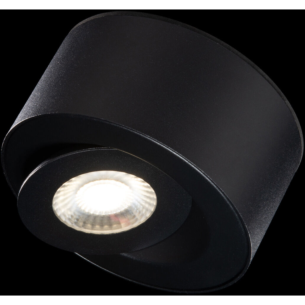 Black led flush mount light discount