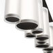 Troop LED 37.38 inch Black Linear Pendant Ceiling Light, dweLED