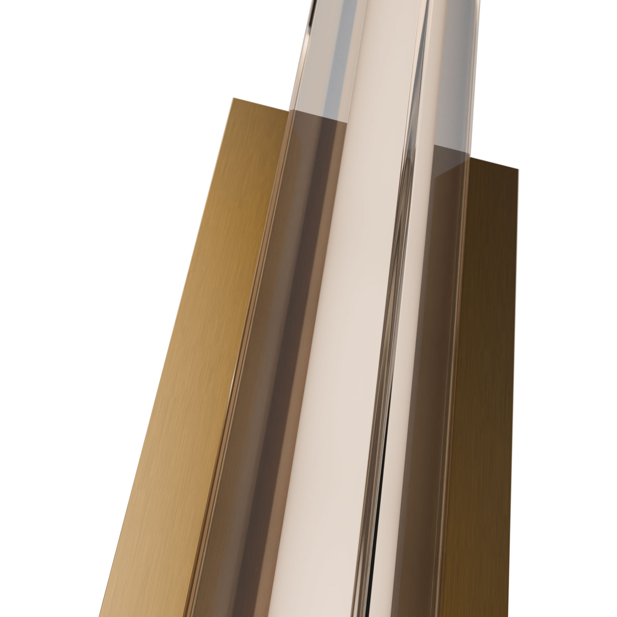 Boulevard LED 24 inch Aged Brass Bath Vanity & Wall Light in 2700K, dweLED