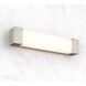 Darcy LED 24 inch Brushed Nickel Bath Vanity & Wall Light, dweLED