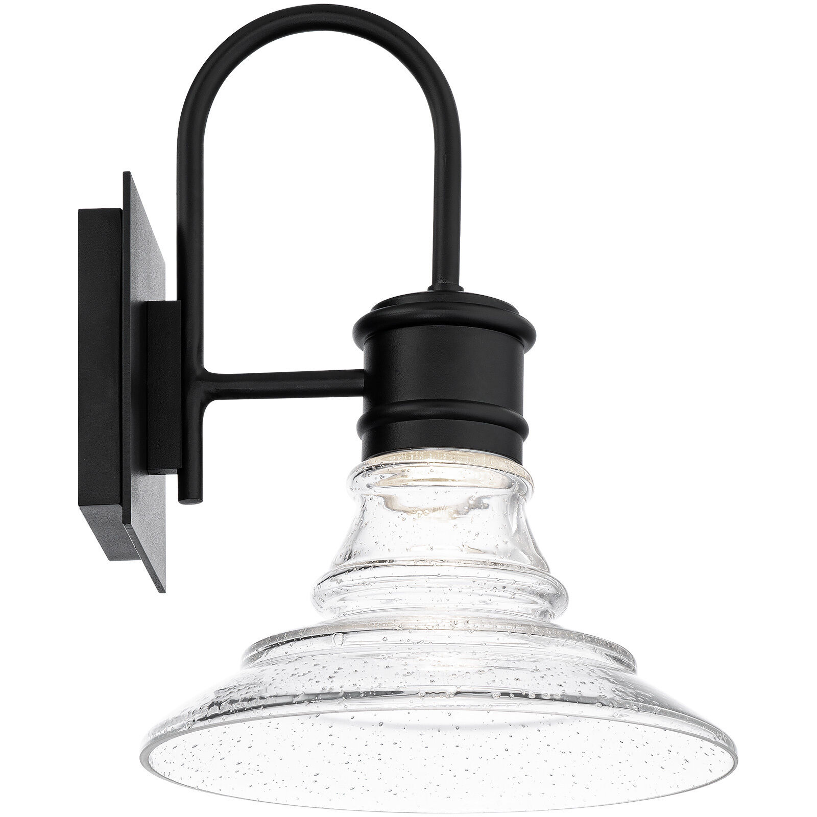 Nantucket LED 13 inch Black Outdoor Wall Light, dweLED