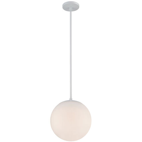 Niveous LED 10 inch White Pendant Ceiling Light in 2700K, dweLED