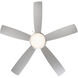 Disc II 52 inch Brushed Nickel Downrod Ceiling Fans, Limited Fan