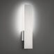 Stag LED 24 inch Brushed Aluminum Outdoor Wall Light in 3500K, dweLED