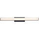 Brink LED 24 inch Black Bath Vanity & Wall Light in 3000K, dweLED