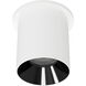 Zoron LED 3.63 inch White and Black Outdoor Ceiling Lighting in White/Black