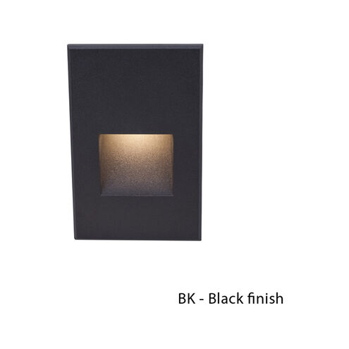 Tyler 120 3.8 watt Black Step and Wall Lighting in Red, WAC Lighting