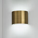 Pocket LED 7 inch Aged Brass Bath Vanity & Wall Light, dweLED