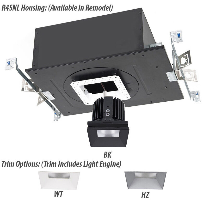 Volta LED White Recessed Lighting in Wide, 85, 3000K