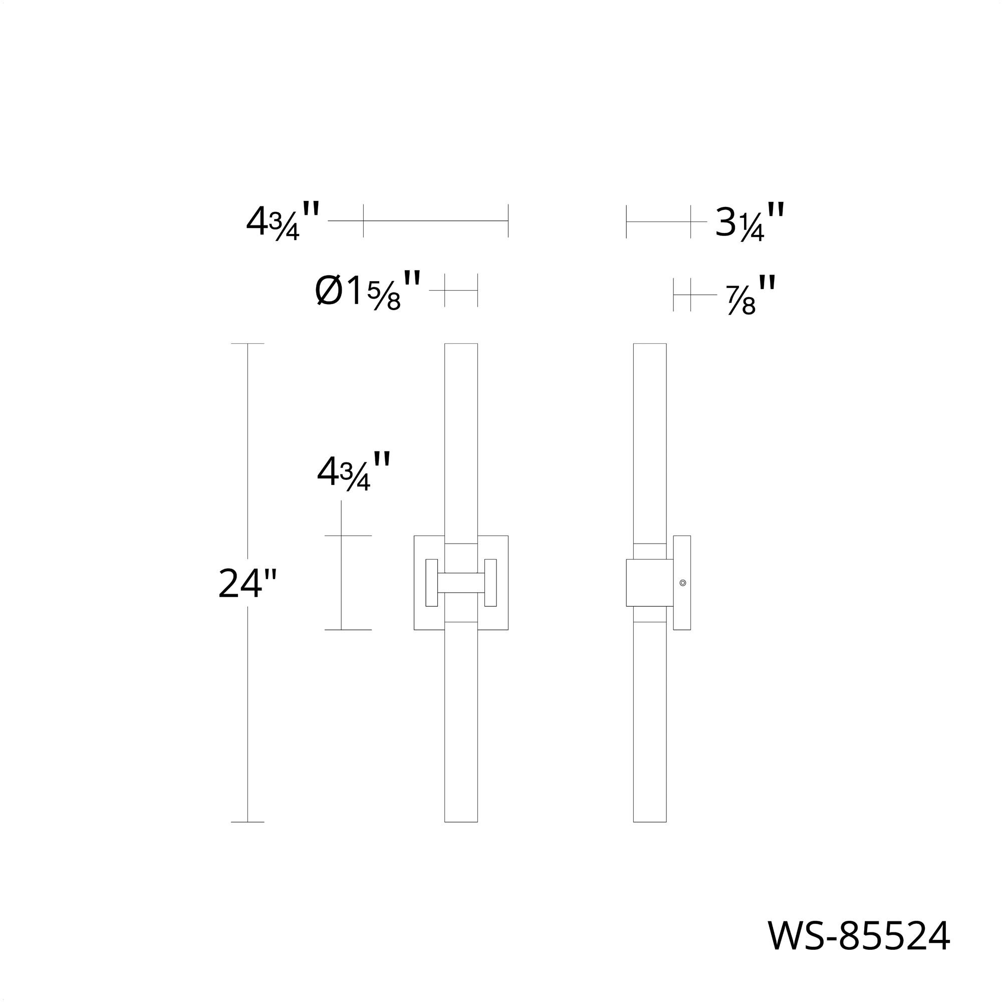 Ripple LED 4.75 inch Aged Brass Bath Vanity & Wall Light in 2700K, dweLED