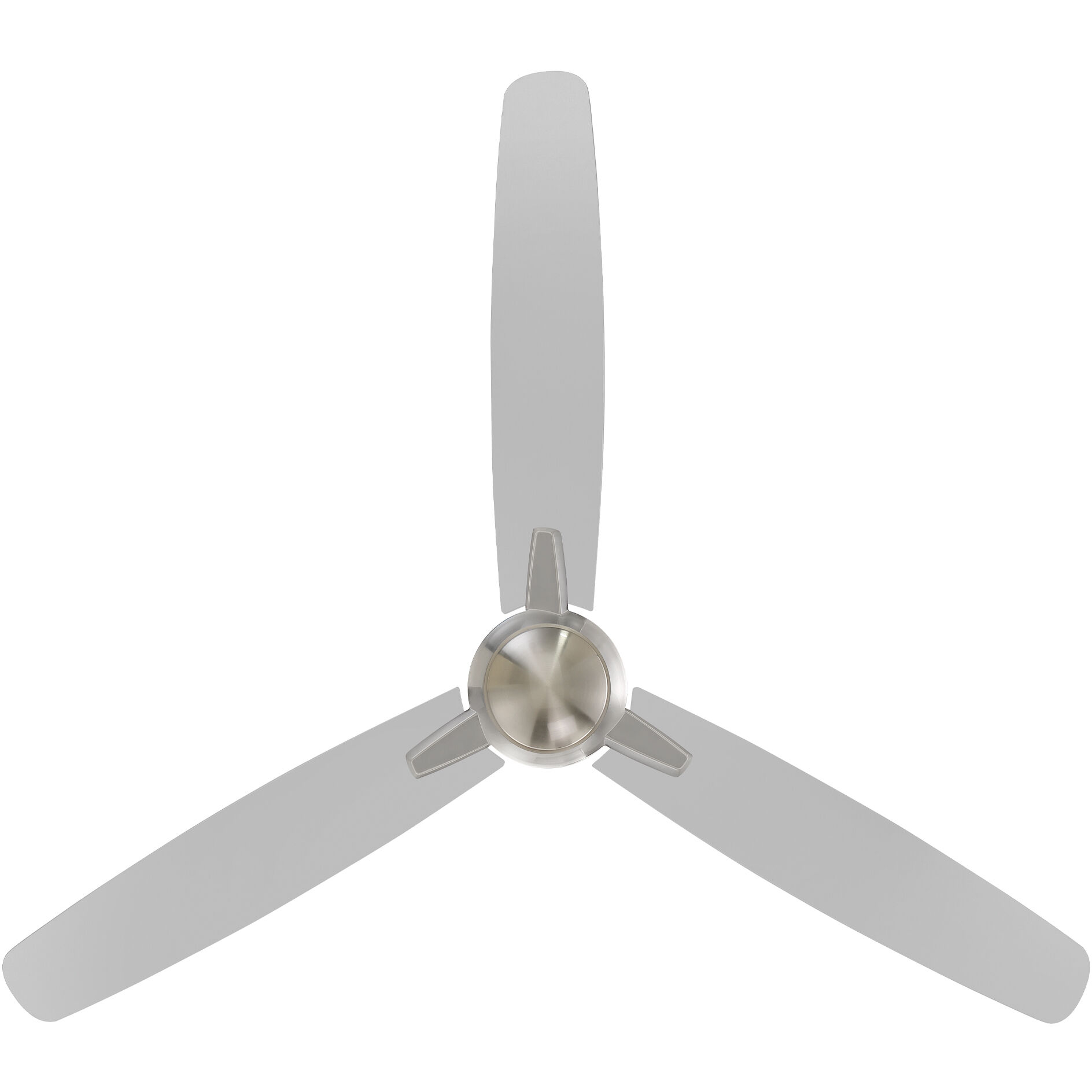 Blitzen 54 inch Brushed Nickel Downrod Ceiling Fans, Smart Fan