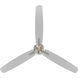 Blitzen 54 inch Brushed Nickel Downrod Ceiling Fans, Smart Fan