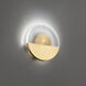 Crescent Wall Sconce Wall Light in 2700K, dweLED
