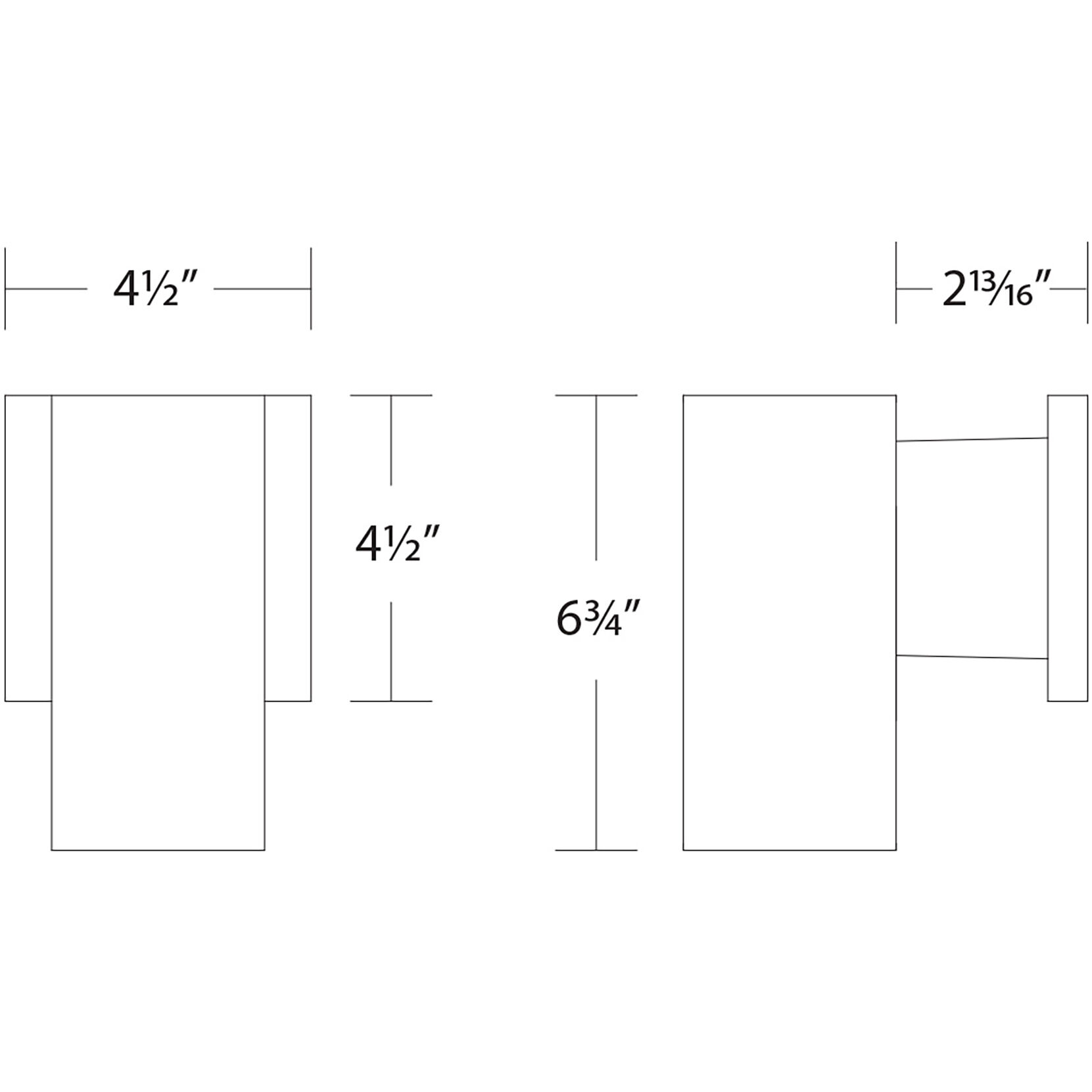 Cylinder LED 6.75 inch White Outdoor Wall Light