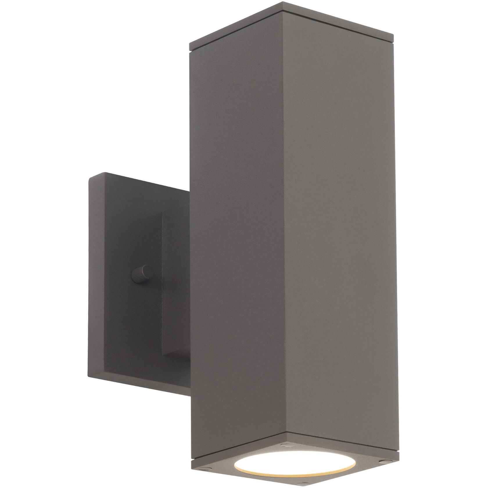 Cubix LED 9.42 inch Bronze Outdoor Wall Lighting in 3000K, WAC Limited