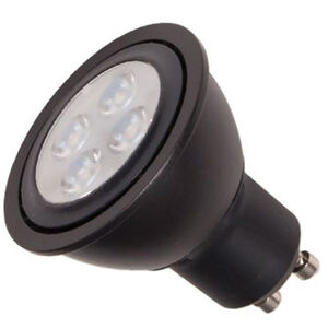 WAC Lighting Lamp LED GU10 GU10 8.00 watt 120 3000K Bulb in Black GU10LED-BAB-BK - Open Box