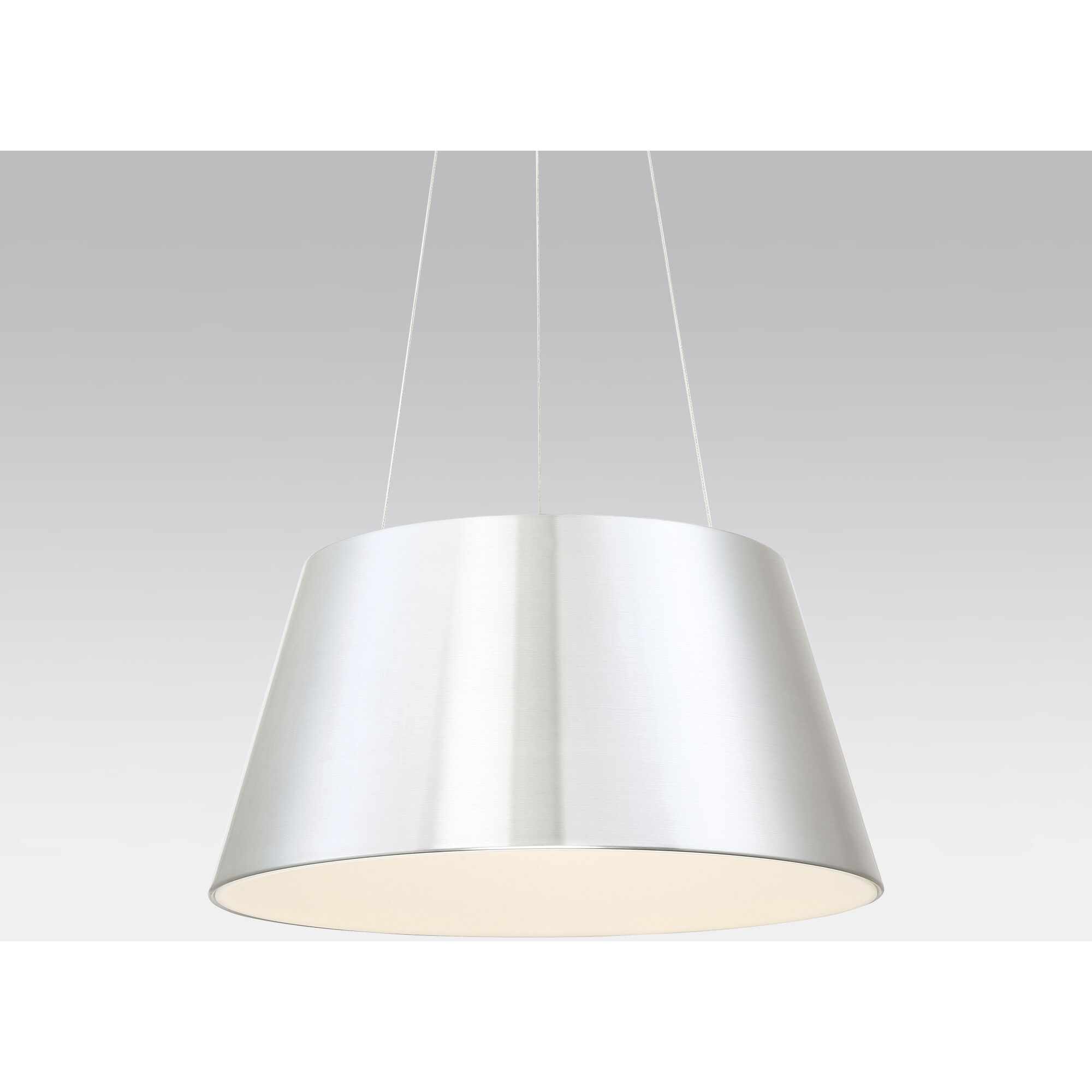 Vida LED 24 inch Brushed Aluminum Pendant Ceiling Light, dweLED