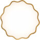 Vaughan LED 16 inch Aged Brass Flush Mount Ceiling Light, dweLED