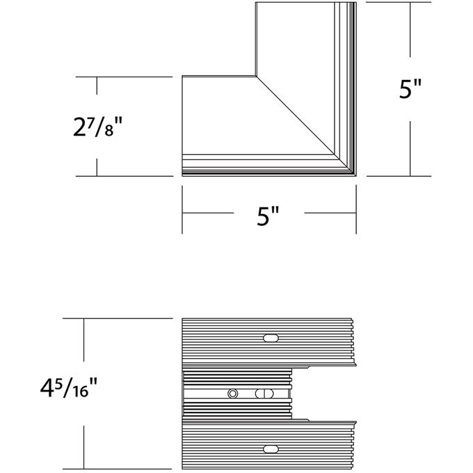 Ventrix Black Track Component Ceiling Light