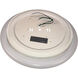 Glo LED 14.25 inch White Flush Mount Ceiling Light in 2700K