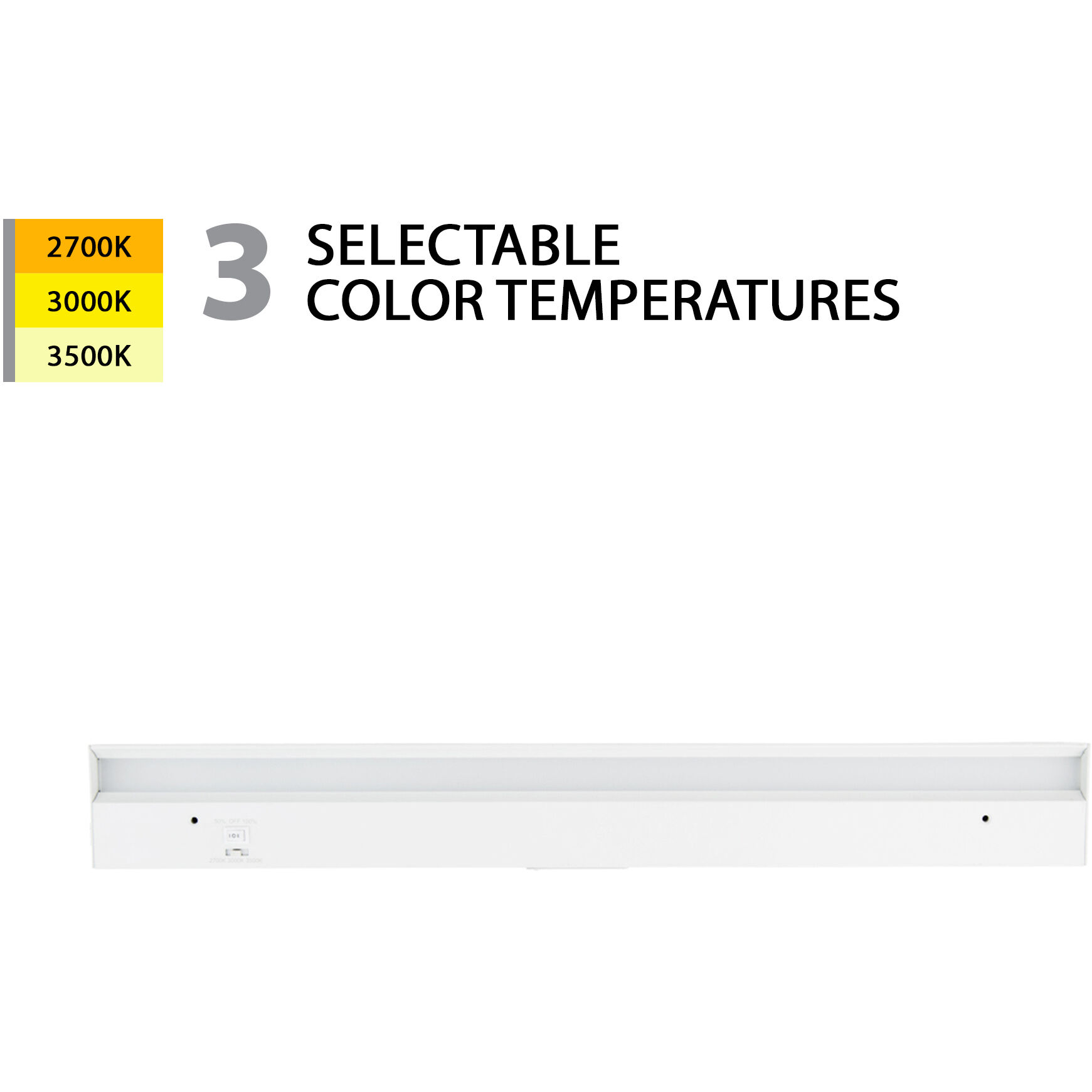 Light Bar 120 LED 3 inch White Bar Lighting, WAC Limited