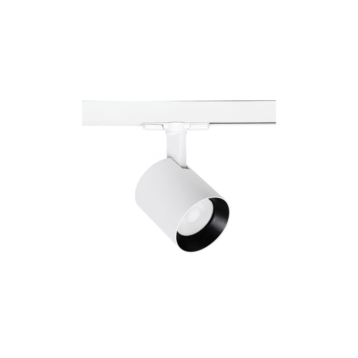 Paloma 1 Light 277 White Track Head Ceiling Light in 85, 4000K