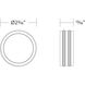 X Track Black Outdoor Track Accessory Ceiling Light