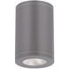 Tube Arch LED 7.88 inch Graphite Outdoor Flush in Flood, 85, 2700K