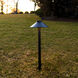 Tiki 12 6.5 watt Black Path Lighting in 2700K, Black on Aluminum, Path and Area Light, WAC Landscape